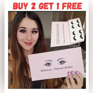 ( Buy 2 And Get 1 Free ) Natural Multipack 4 Pairs New Packaging False Eyelashes